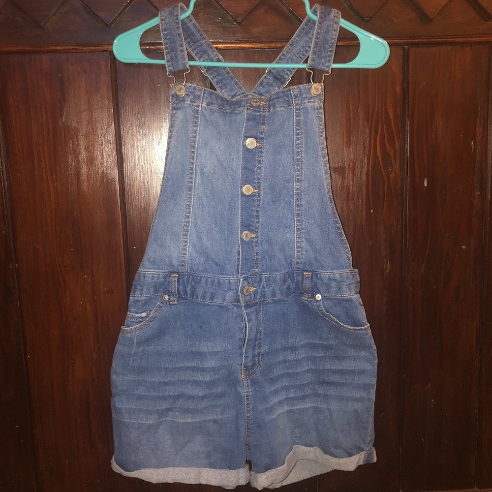 Love Tree Denim Shortalls